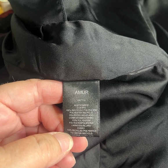 EUC AMUR- Pasqualena One-Shoulder Floral-Print Dress. Size 10 - Picture 8 of 14